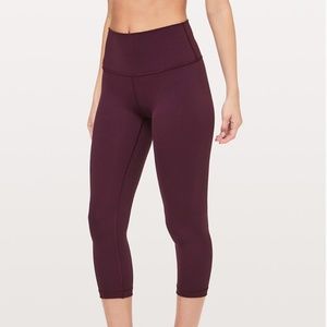 Wunder Under Crop High-Rise 21" Sz 4 Dark Adobe